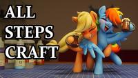 Applejack et Rainbow Dash, copines de murge ! (figurine avec son making-of)