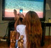 Doigts de pieds en éventail