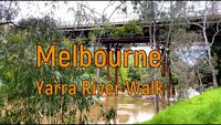 Melbourne. Promenade à la rivière Yarra Yarra