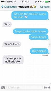 Pourquoi le poulet traverse la route ?