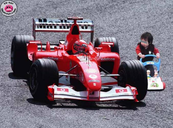 Schumacher vs le gosse