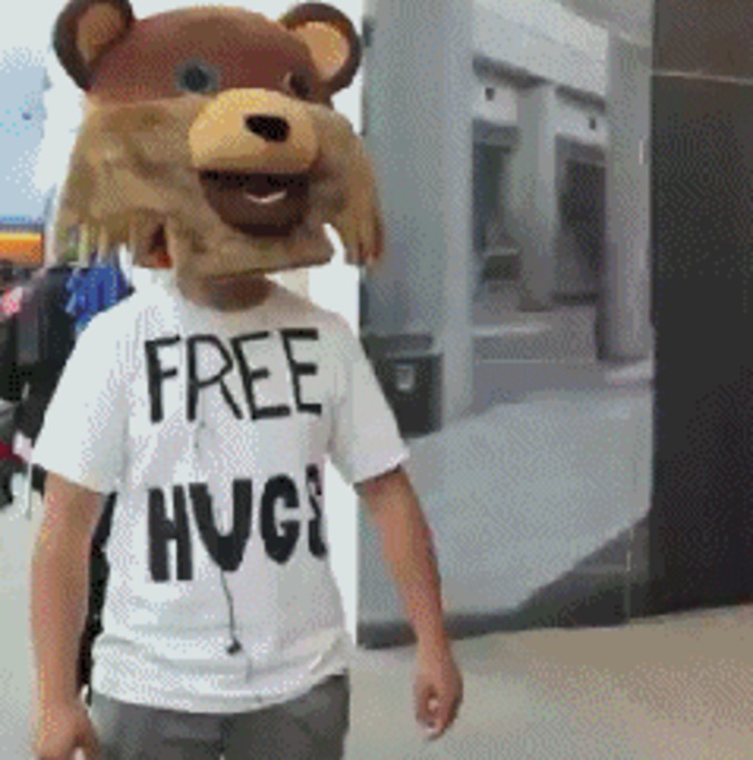Free hugs Pedobear