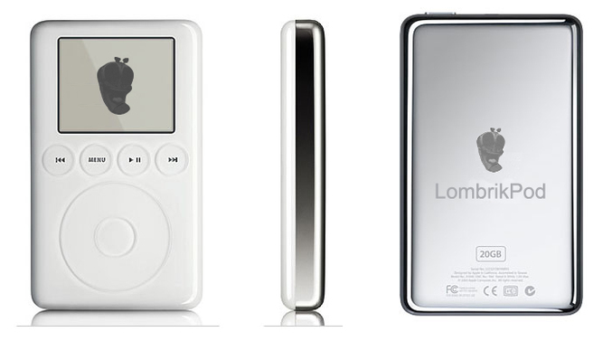 Un tout nouvel iPod relooké Lelombrik.