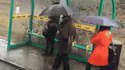 À l'abri de la pluie