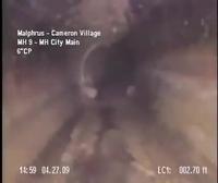 Snakecam dans les égouts de Caroline du nord