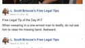 Conseils d'avocat (traduction en commentaires)