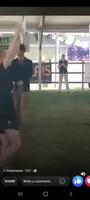 Manifestant protecteurs des animaux à une foire agricole 