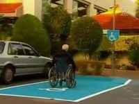 Place handicapée