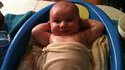 Le bain de bébé