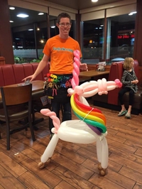 Licorne ballon