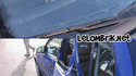 Voiture empalée