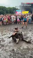 Cette année le festival Lollapalooza a été particulièrement boueux 