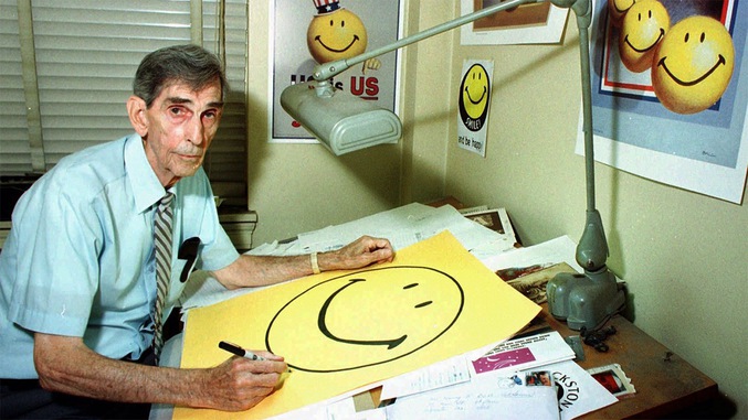 Harvey Ball, né le 10 juillet 1921 à Worcester dans le Massachusetts et mort le 12 avril 2001 dans la même ville, est un graphiste américain et l'inventeur du smiley graphique, ce rond jaune symbolisant un visage souriant devenu un symbole international notable. (Wikipedia)