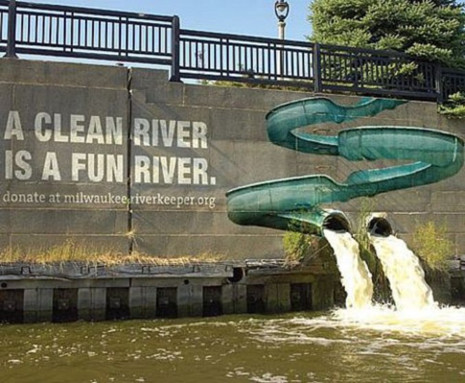 Une rivière propre est une bonne rivière.