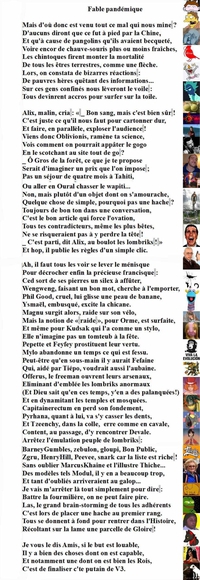 Fable pandémique
