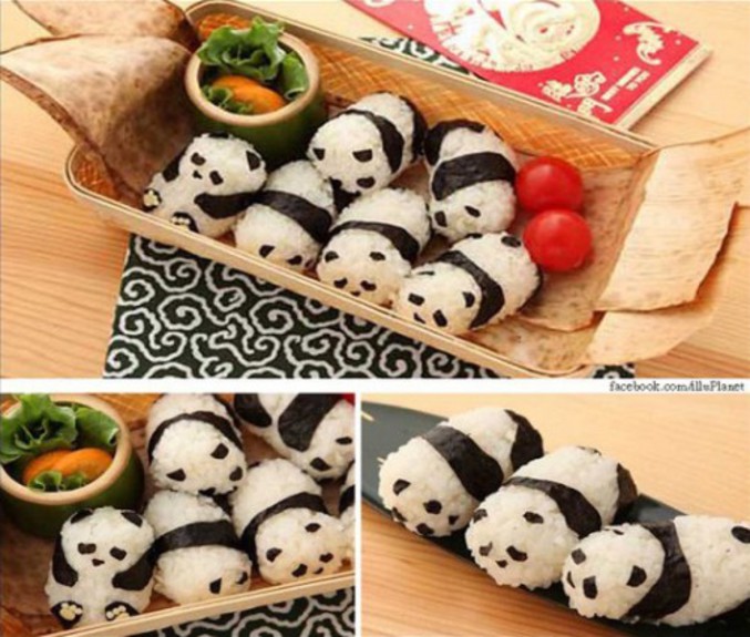 Des makis pandas.