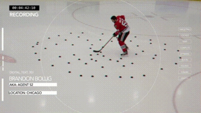 Entraînement de hockeyeur
