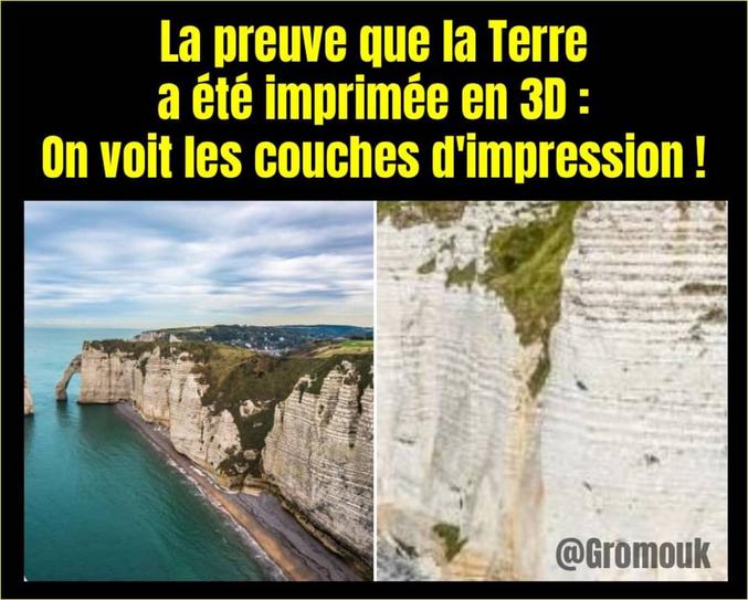 la terre simulée ou imprimée?