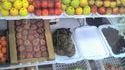 Fruits, légumes et chats.