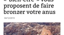 Je me fais bronzer l'anus et je le poste sur Internet. 