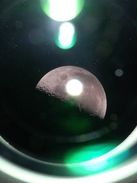 Belle photo de lune