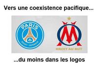 PSG-OM, vers un climat apaisé par échange des couleurs dans leurs logos?