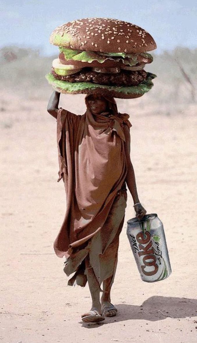 Un big burger pour l'Afrique