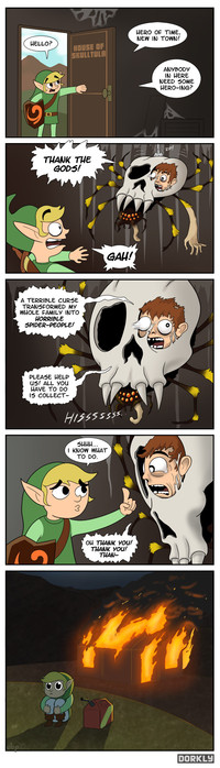 Link et les Skulltulas
