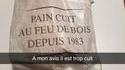 Cuisson du pain