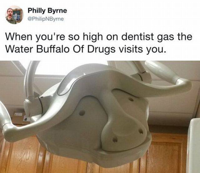 Chez le dentiste.