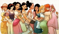 Les vedettes féminines de Disney