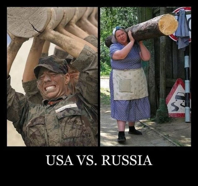 USA Vs. Russie