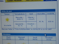Météo du jour