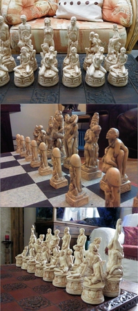 Jeux d'échecs érotiques