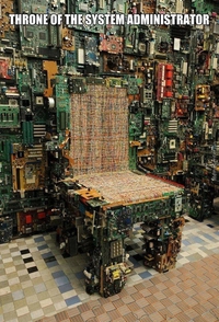 Le trône de l'Administrateur