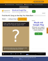 Quel morceau était le hit à votre naissance ?