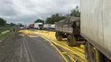 Ne jamais suivre un camion transportant de la peinture