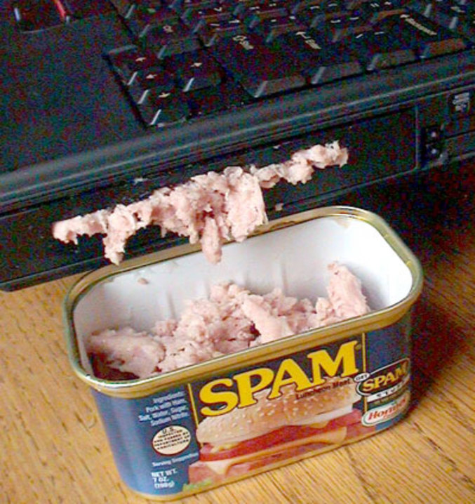 Une boite de viande SPAM.