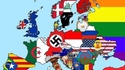 Carte de l'Europe offensante
