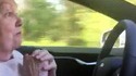 70-Year Old Woman Lets Tesla Self Drive