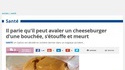 Quand on vous dit que le mac do c'est dangereux pour la santé
