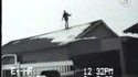 Skier sur le toit