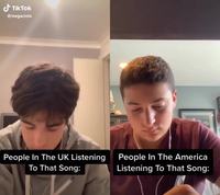 Écouter la même musique aux USA et en Angleterre