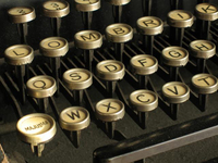 Machine à écrire Lelombrik
