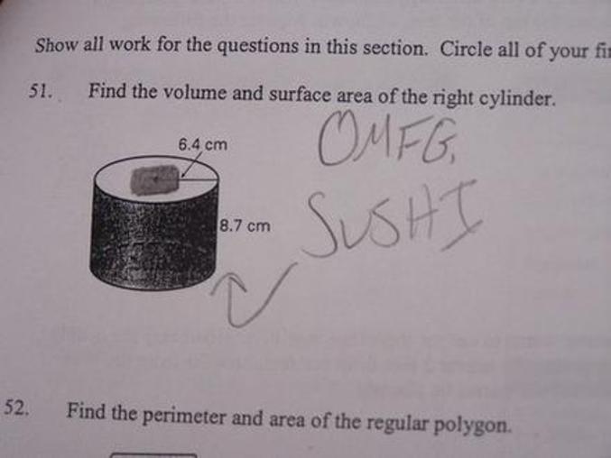 Un étudiant étonné par le schéma de sa question