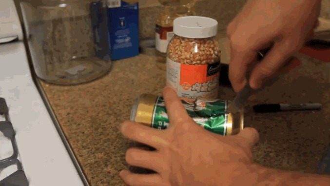 Machine à pop corn pour pauvre