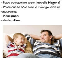 Pourquoi ma soeur s'appelle Mégane?