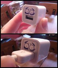 Abus d'une prise USB