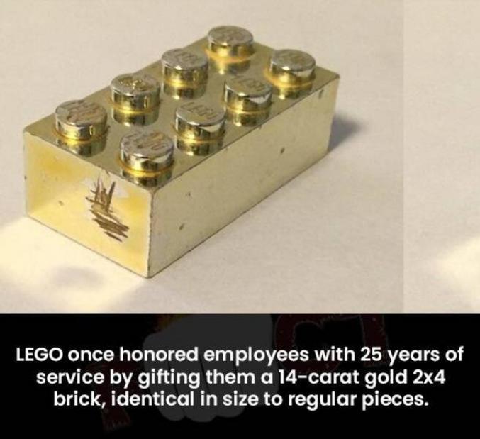 sympa le cadeau d'ancienneté pour 25 ans de taf chez LEGO !
plus d'actualité malheureusement...