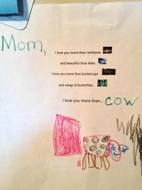 Maman, je t'aime plus que ..